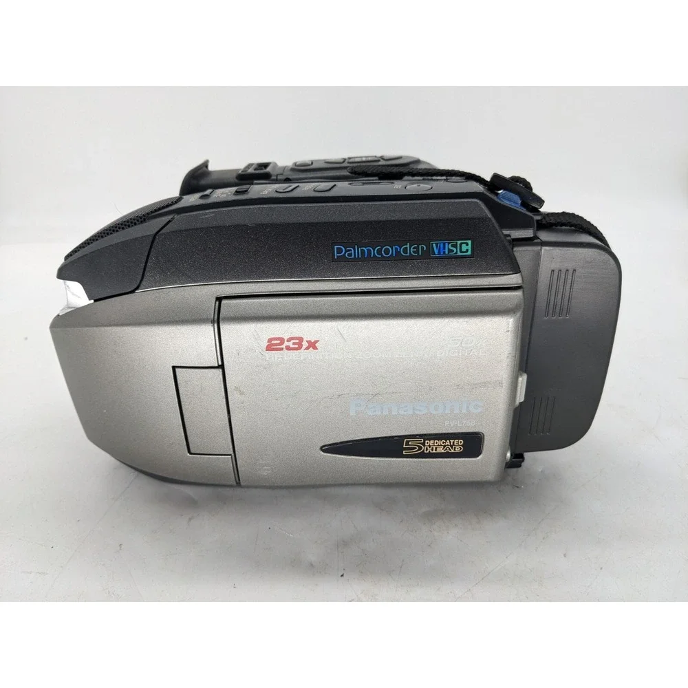 Panasonic Palmcorder VHS-C PV-L758D Camcorder Camera Untested For Parts. A15